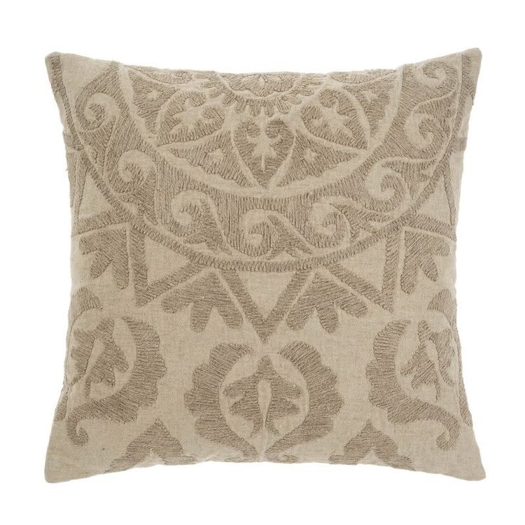 Linen Suzani, 20" x 20" Pillow