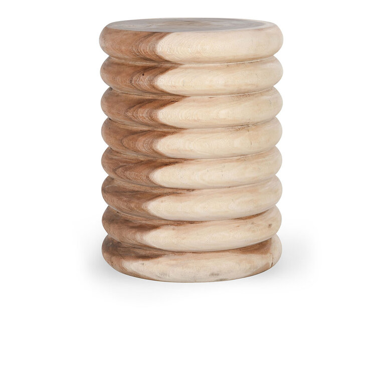 Gala 14" Round End Table- Natural