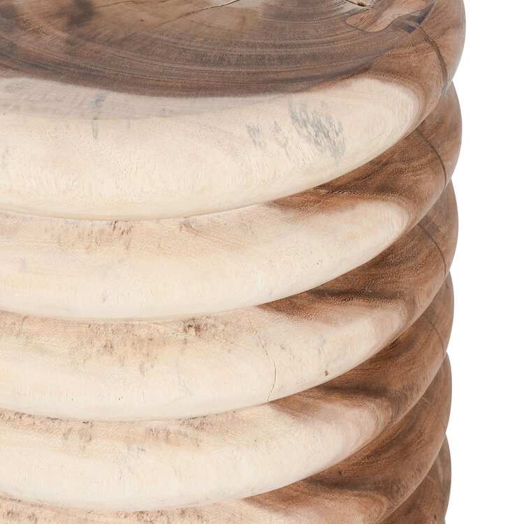 Gala 14" Round End Table- Natural