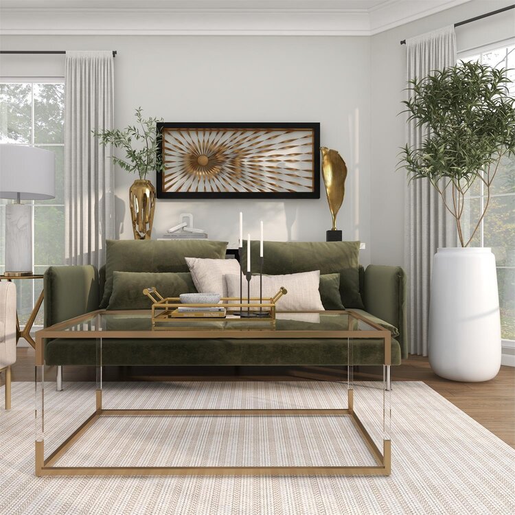 White Resin Tall Floor Vase, 30"