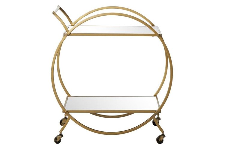 Gold Metal Barcart