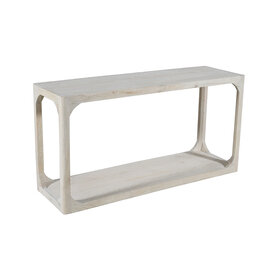 Beyond Borders Jude Console Table White Wash Sandblasted