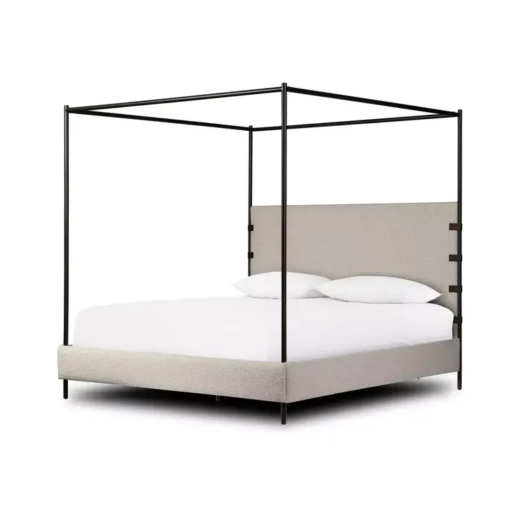Four Hands Anderson Canopy Bed, King Knoll Natural