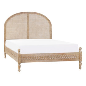 Beyond Borders Juni Bed, Queen Weathered Barrel
