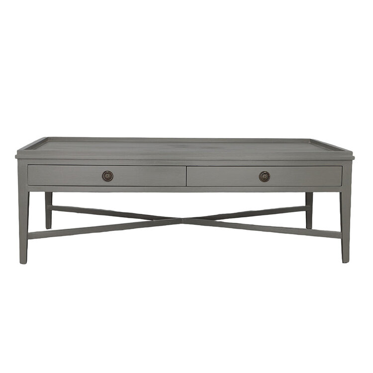 Atelier Home Lenox Coffee Table Dark Gray, Rectangular