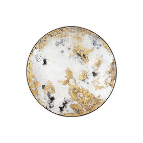 Atelier Home Olivia Round 36" Antique Mirror Gold