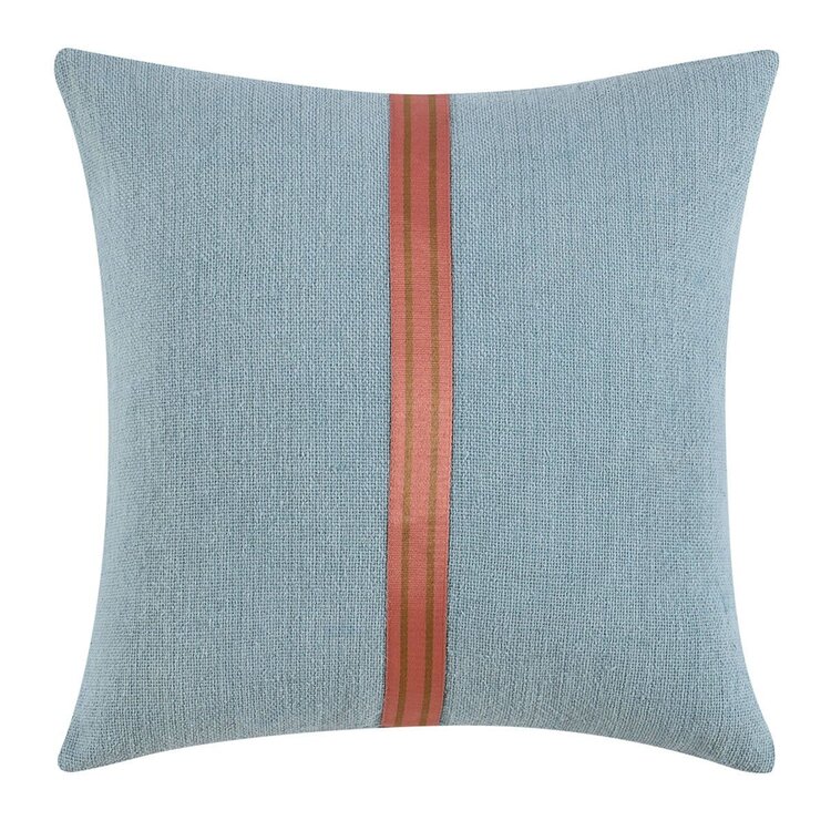 BW Breton Blue Multi Pillow, 22" x 22"