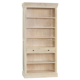 Beyond Borders French Framed Bookcase- Scandinavian Blonde