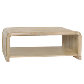 Beyond Borders Gavin Coffee Table- Weathered Barrell Bamboo
