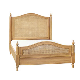 Beyond Borders Britta Bed, Queen Weathered Natural