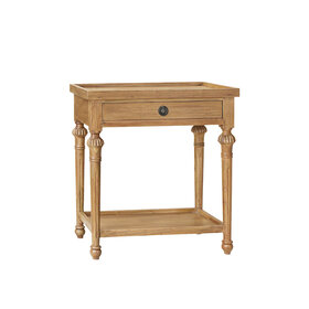 Beyond Borders Britta Nightstand- Weathered Natural