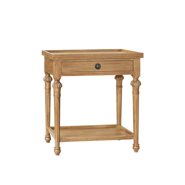 Beyond Borders Britta Nightstand- Weathered Natural