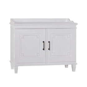 Beyond Borders Adele Cabinet- Pearl White