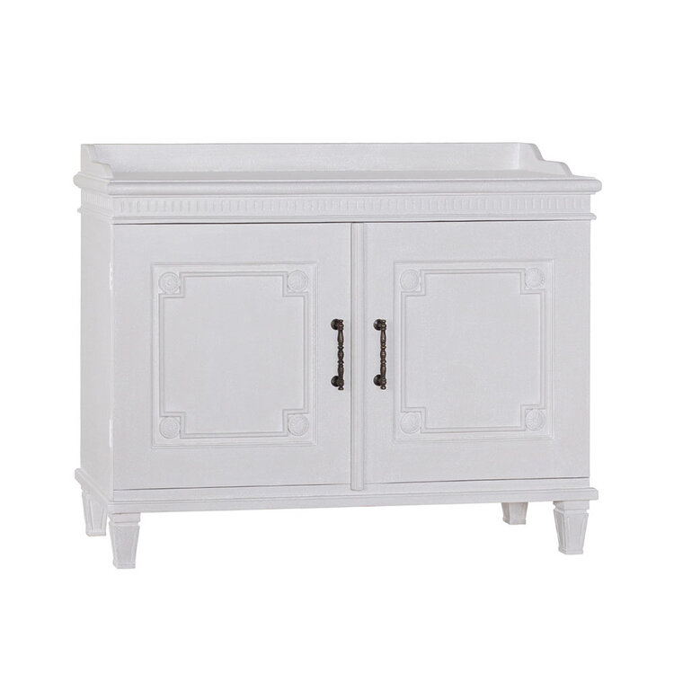 Beyond Borders Adele Cabinet- Pearl White