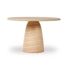 Four Hands Janice Dining Table- Sand Striae