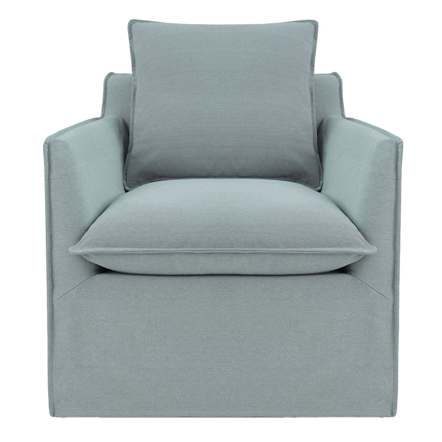 Sawyer Swivel Chair- Mon Cheri Seamist - Jes & Gray Living