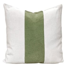 Atelier Home Outdoor Pillow, 22" Blend Linen Heritage Leaf