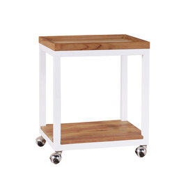 Beyond Borders Shane Side Table White Sands