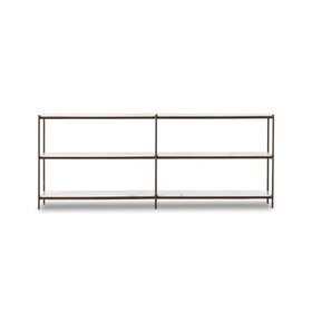 Four Hands Felix Large Console Table- Antique Brass