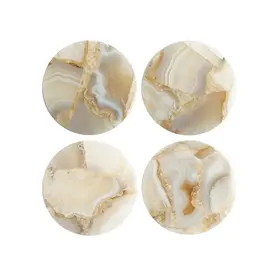 Agate Coasters- set of 4