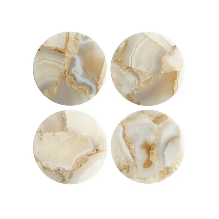Agate Coasters- set of 4