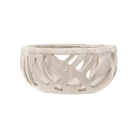 Stoneware Cream Bread Basket