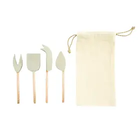 Stainless Steel Cheese Servers, set of 4