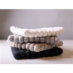 Plain Trivet Natural Wool