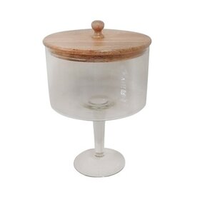 Medium Pedestal Glass Jar
