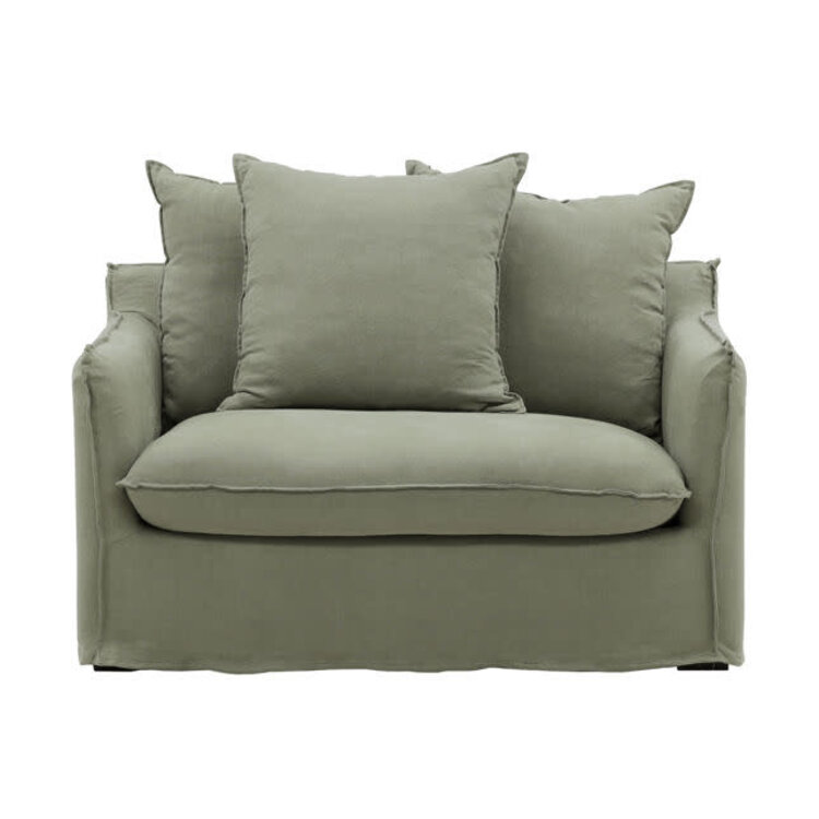 Vivian Sofa Chair, Slipcover Easton Forest ONLY