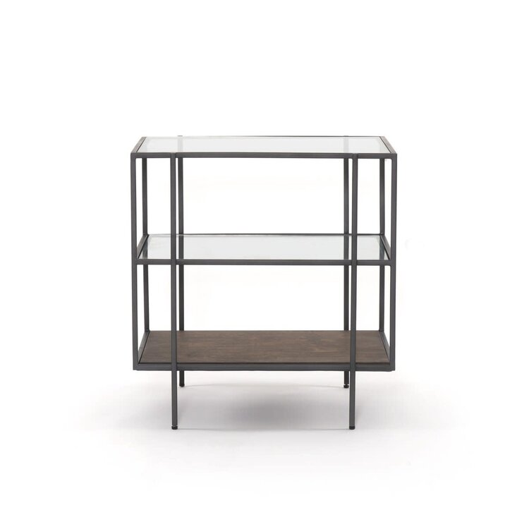 Four Hands Byron Nightstands- Dark Iron
