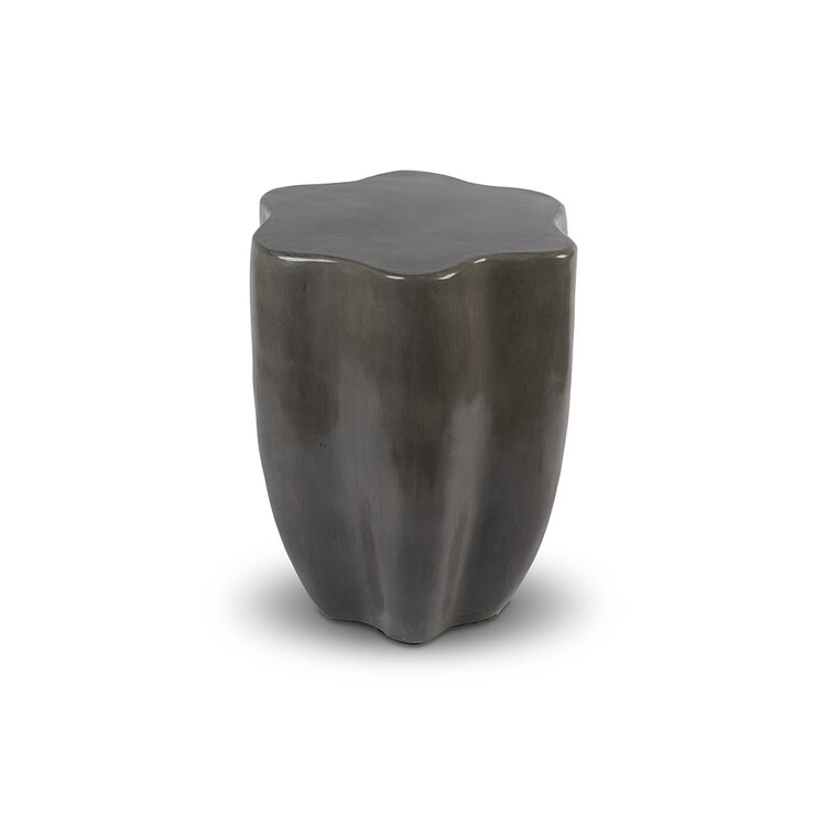 Beyond Borders Layla Stool- Charcoal