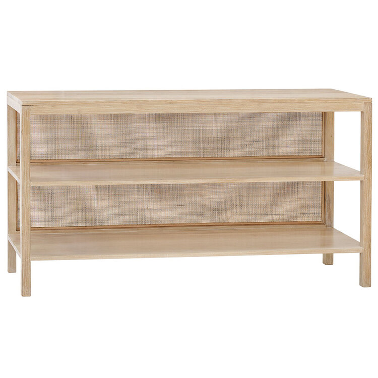 Jes & Gray Brock Bookshelf, Short Weathered White