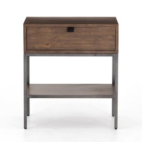 Four Hands Trey Nightstand- Auburn Poplar