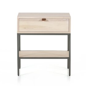 Four Hands Trey Nightstand- Dove Poplar