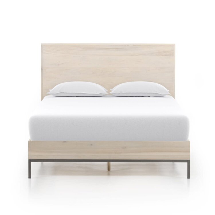 Four Hands Trey Bed, King Dove Poplar