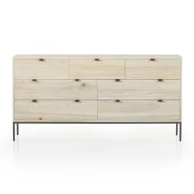 Four Hands Trey 7 Drawer Dresser- Dove Poplar