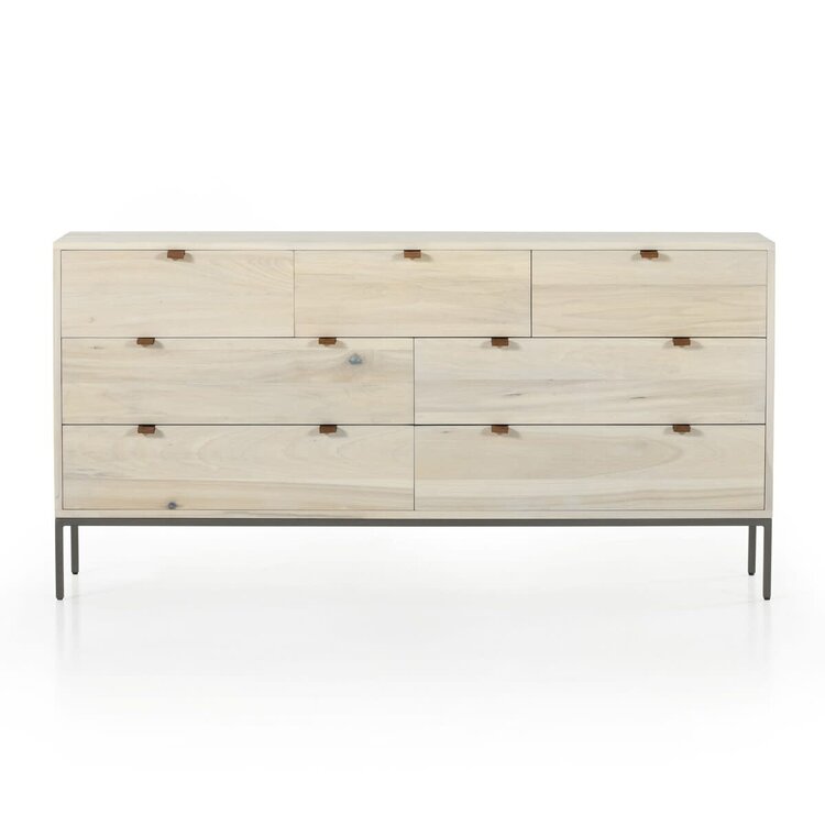Four Hands Trey 7 Drawer Dresser- Dove Poplar