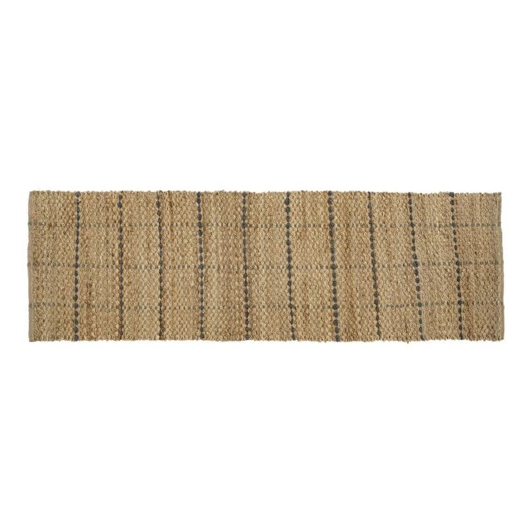 Cliffside Jute Rug Grey, 2.5" x 8"