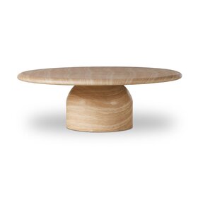 Four Hands Janice Coffee Table- Sand Striae