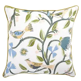 Bird of Eden Cilantro, 22" x 22"