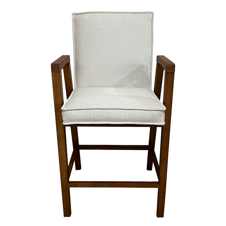 Atelier Home Emeri Counter Stool- Gusto White/Cherry Grey