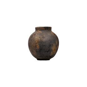 Beyond Borders Emma Vase- Aged Black