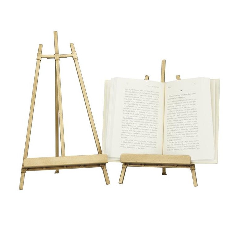 Atelier Home Metal Gold Book Easel,