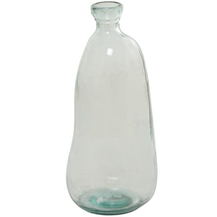 Jes & Gray Handblown Recycled Glass Vase, 20" H