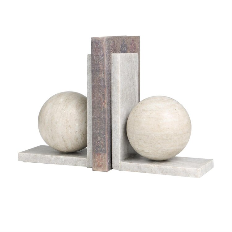 Atelier Home Marble Ball Bookend