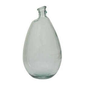 Jes & Gray Handblown Recycled Glass Tall Balloon Vase, 18"
