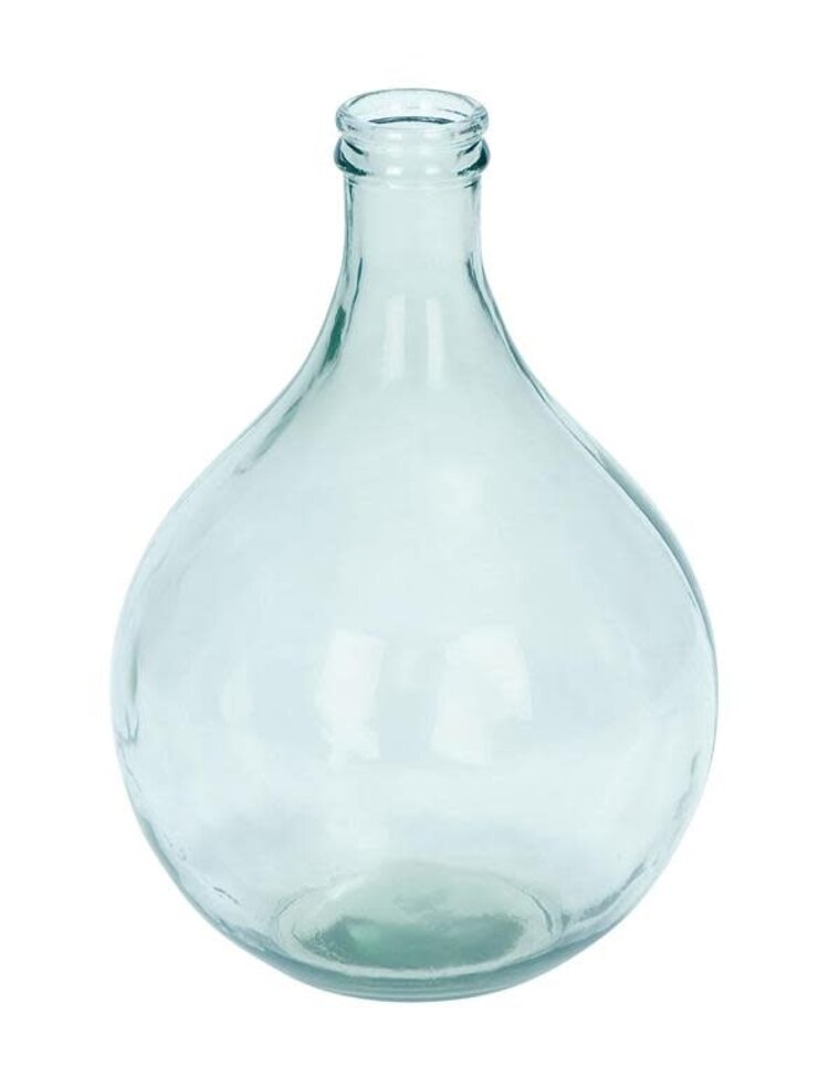 Jes & Gray Handblown Recycled Glass Balloon Vase, 17" H