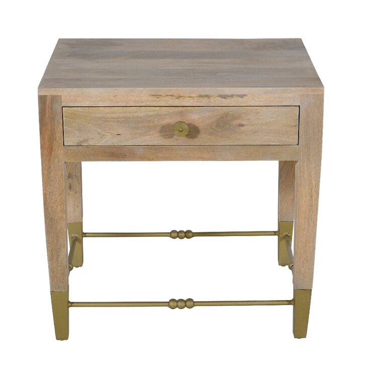 Beyond Borders Maslyn End Table Light Tobacco