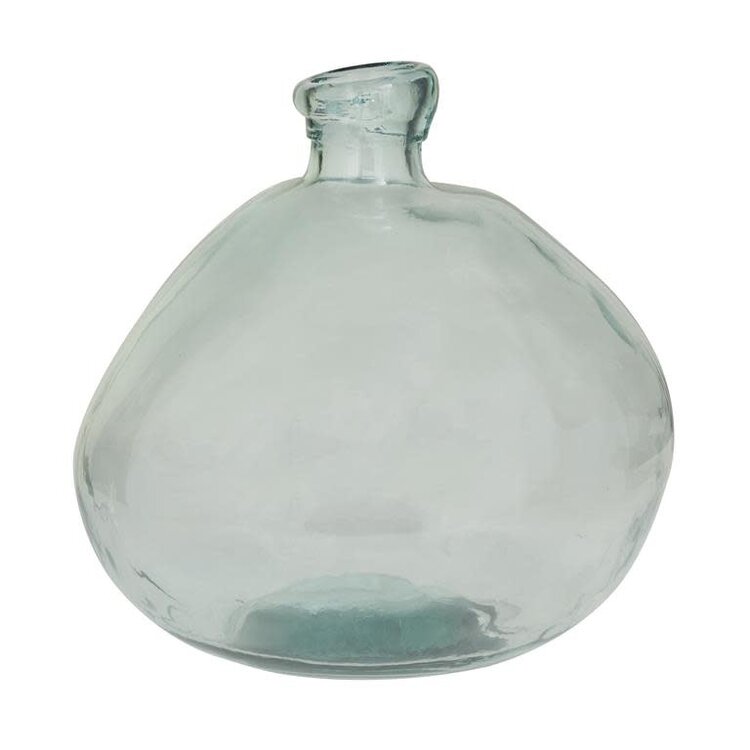 Jes & Gray Handblown Recycled Glass Balloon Vase, 13'' H